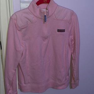 Pink vineyard vine quarter zip